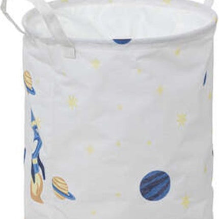Atmosphera Kids Opbergmand/Wasmand Ruimte - Ø32x40cm - Wit