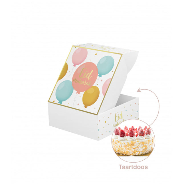 Boîte à gâteau Aïd Moubarak Enfants