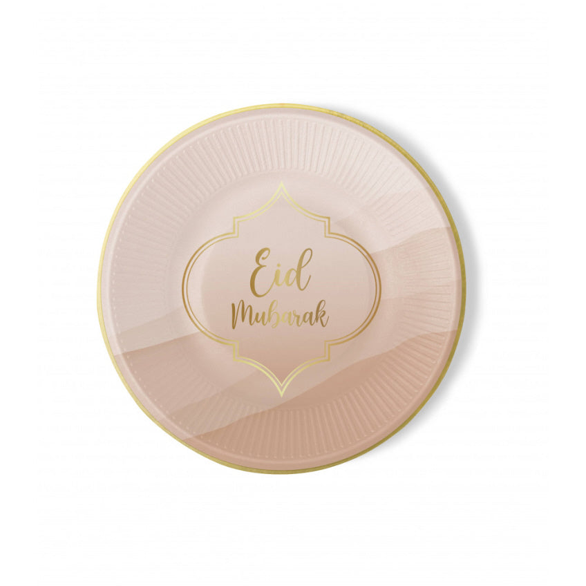 Eid Mubarak Nude Plates