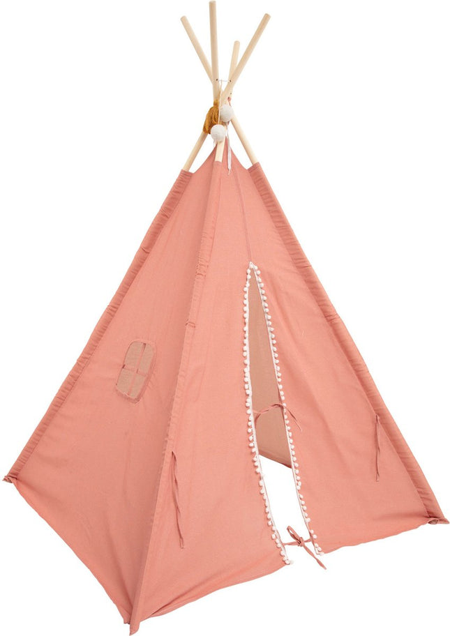 Atmosphera Kids Tipi enfant Wapi - Tente de jeu - H160 cm - Rose