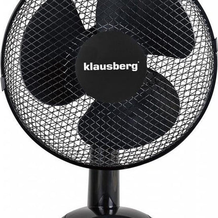 Klausberg 7474 - ventilateur de table - noir - 30 cm - 40W