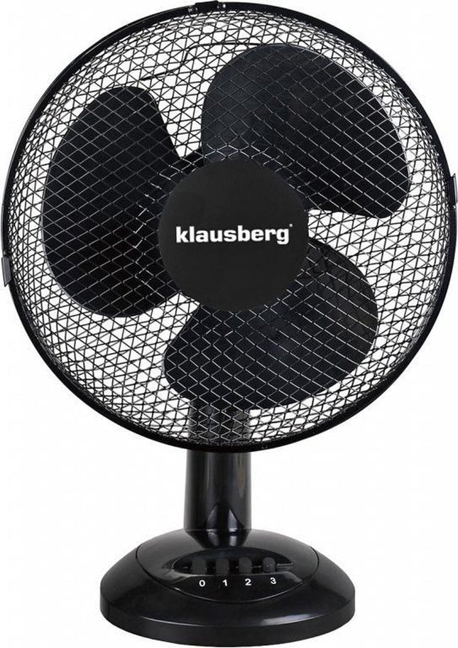 Klausberg 7474 - ventilateur de table - noir - 30 cm - 40W
