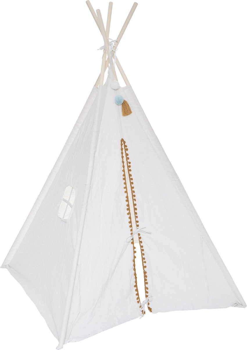 Atmosphera Kids Children's Tipi Wapi Linen beige - Play tent - H160 cm -