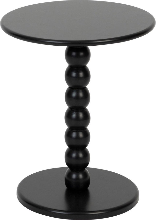 Table d'appoint Atmosphera Chamlo Ø38xH47cm - Noir
