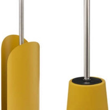 5Five Cocoon Porte-rouleau de papier toilette flexible + brosse WC - Jaune