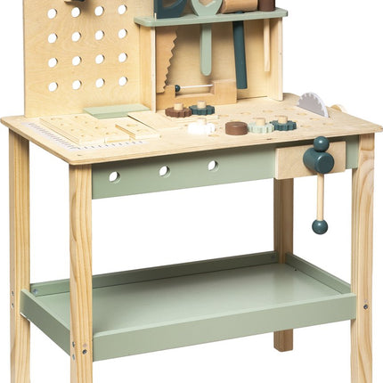 Atmosphera Kids Établi en bois jouet enfants - Avec accessoires - 3 ans