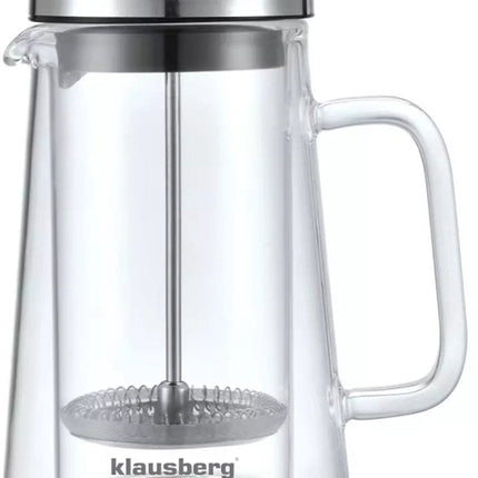 MACHINE À CAFÉ/THÉ AVEC PRESSE À CHAUD 350 ml KLAUSBERG KB-7684