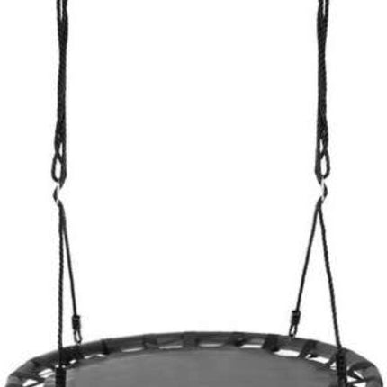 Nestschommel Buitenspeelgoed Ø 100 CM - Slinger schommel- Nest Schommel - Zwart - Ronde schommel - Ooienvaarsnest -150 KG Belasting - Voor kinderen en volwassenen