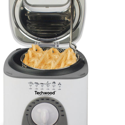 Techwood TFF81 - Mini Frituur- en Fonduepan - 2-in-1