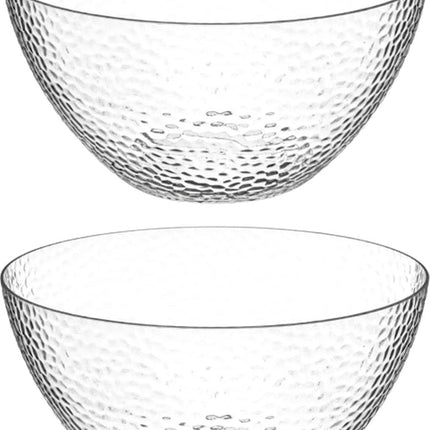 Secret de Gourmet Saladier/plat de service - plastique - D25 cm - Lot de 2