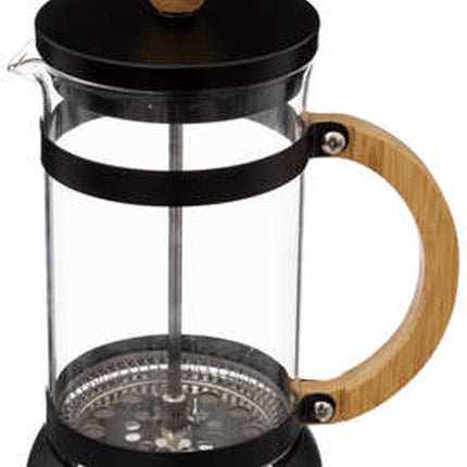 5Five Cafetière à Piston - presse à café - 600 ml - verre/inox - Machine à café pour café frais - 14 x 10 x 19 cm