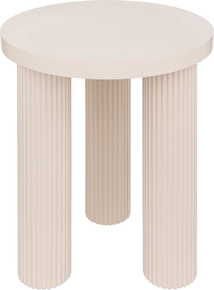 Atmosphera bijzettafel Ø40xH45 cm - Beige
