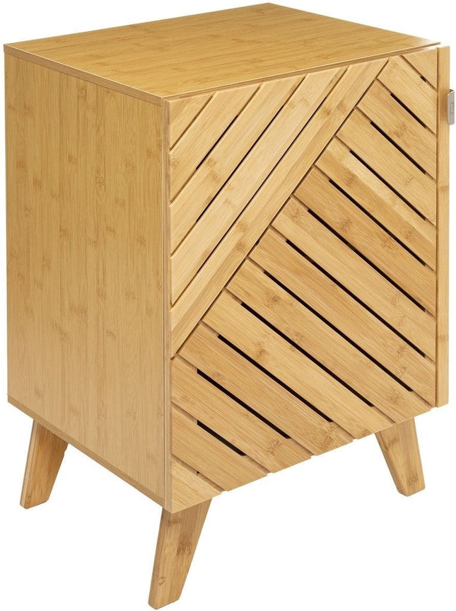 5Five Meuble de salle de bain moderne en bambou avec porte modulable - Idéal pour chaque pièce, grande ou petite