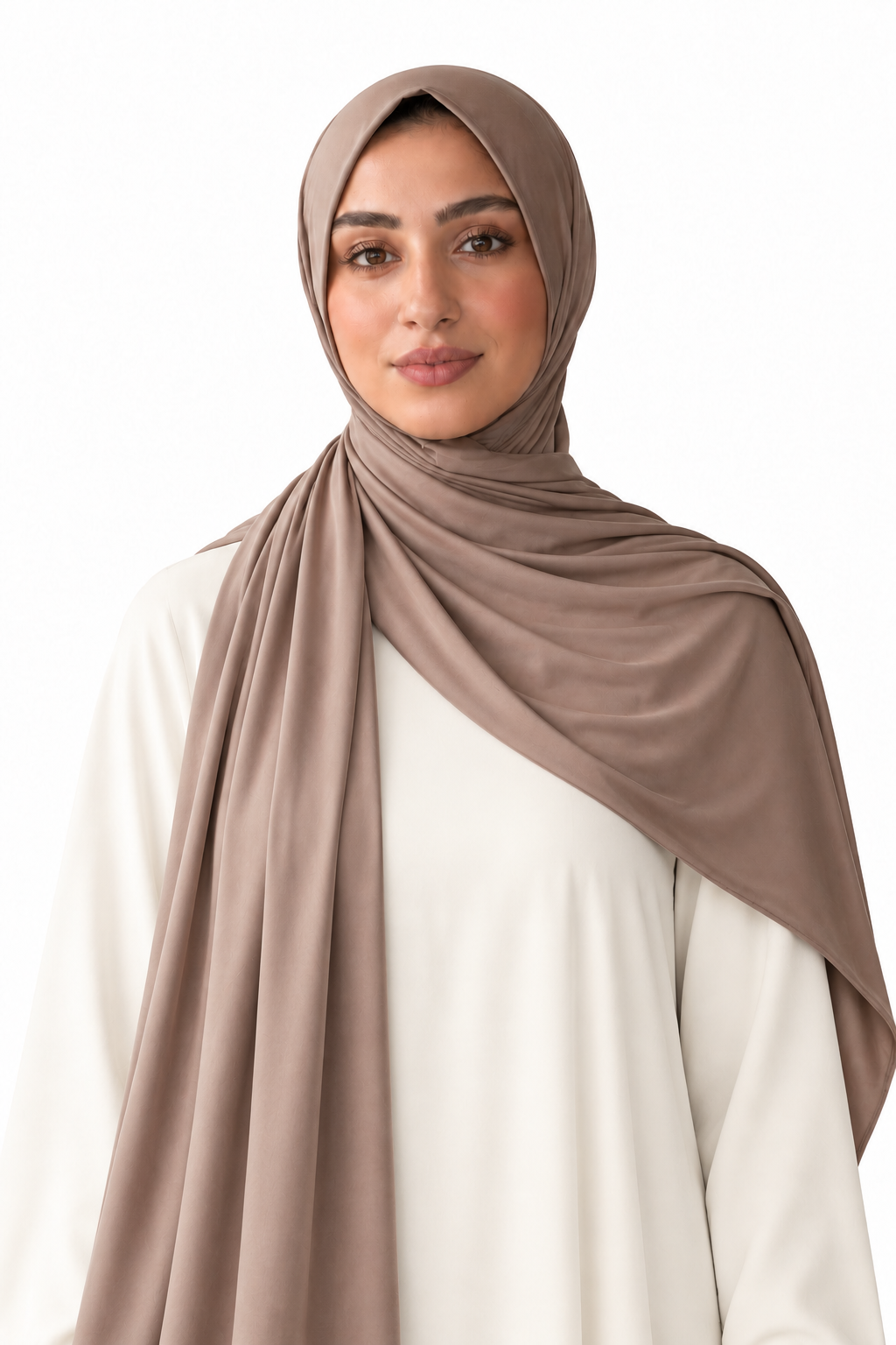 Foulard en jersey fluide – hijab souple légèrement extensible, 5 couleurs