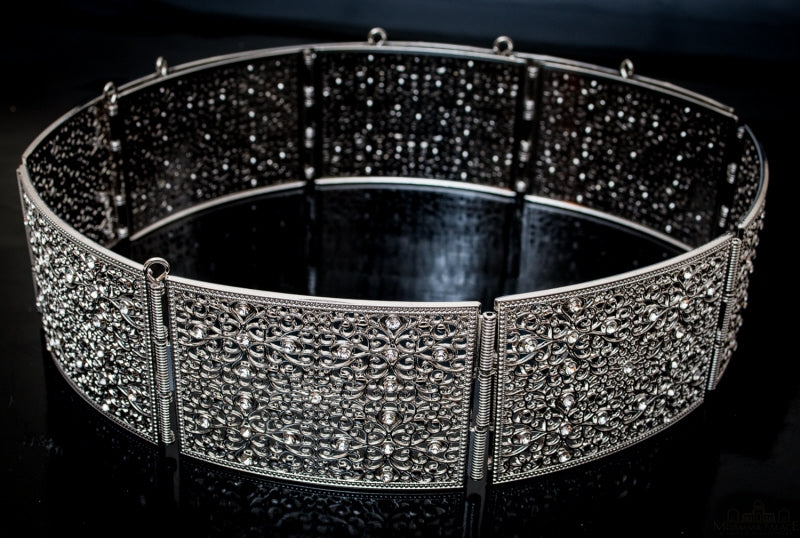 Silver belt straight model narrow