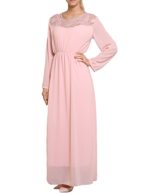 Maxikleid Langarm