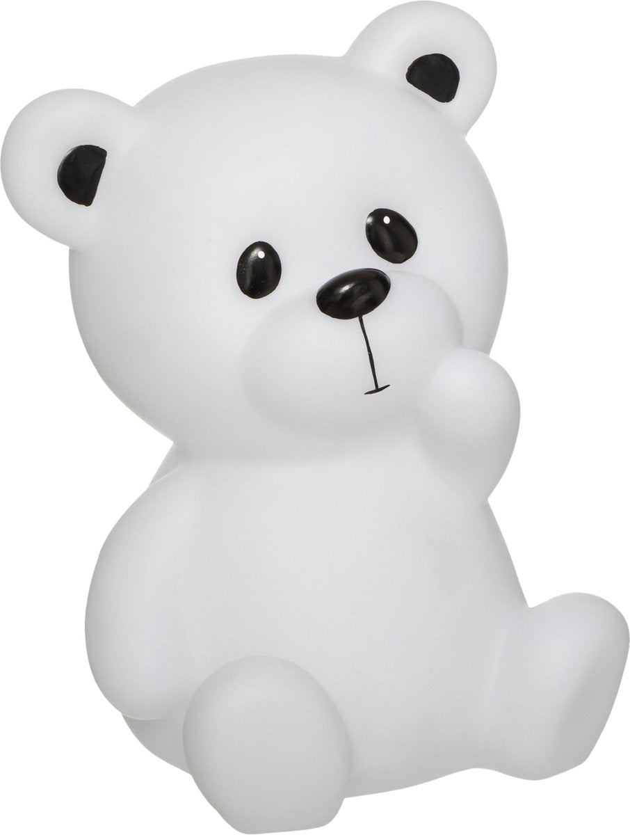 Atmosphera Night light bear XL white - Night light - Kids room - Nursery - H 30 cm