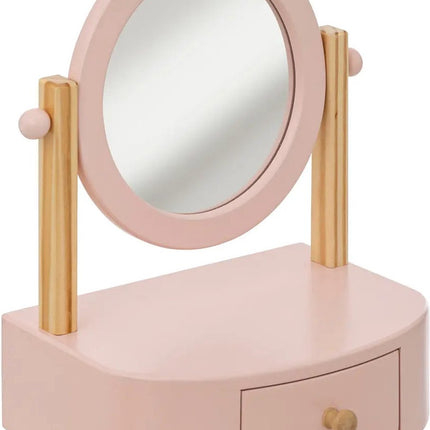 Atmosphera Kids miroir de maquillage Chary Rose - 22x16cm - Rose