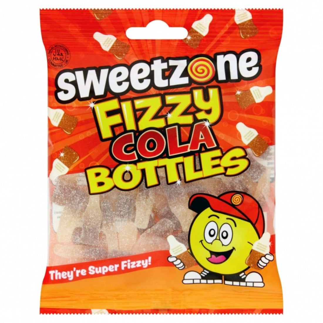 Sweetzone halal snoep fizzy cola bottles – snoepjes in de vorm van colaflesjes