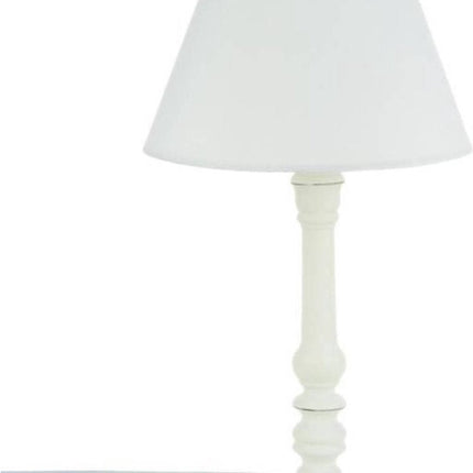 Lampe de table Bois Blanc - 20 cm x 36 cm
