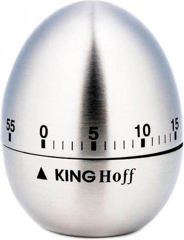 Kinghoff - minuteur de cuisine - acier inoxydable