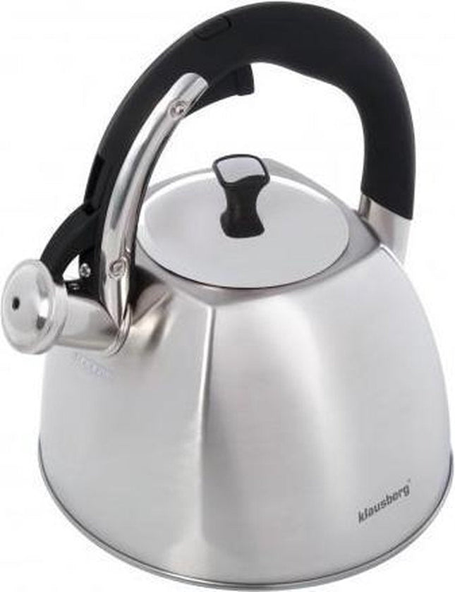 Klausberg KB-7409 fluitketel - 2,2L - rvs - alle warmtebronnen