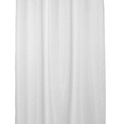 Rideau de douche 180x200 cm blanc blanc