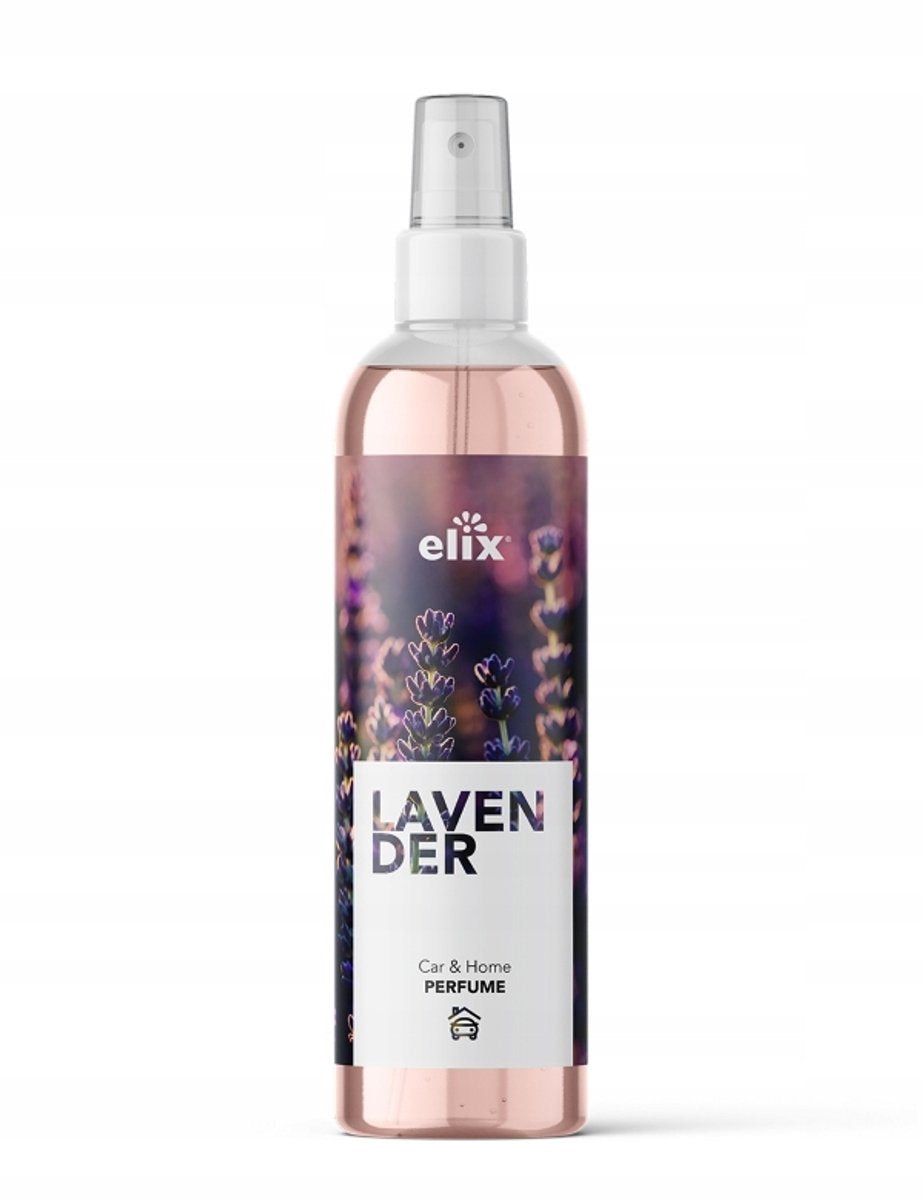 Elix - Lufterfrischer-Spray - Interieur-Parfümspray - Handlicher Lufterfrischer für Auto, Tasche & Raum - Kompaktes Duftspray für Reisen & unterwegs - 75 ml - Lavendel