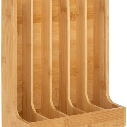 5Five Porte-capsules/dosettes à café - bois de bambou - 23 x 11 x 29 cm - pour 70 capsules