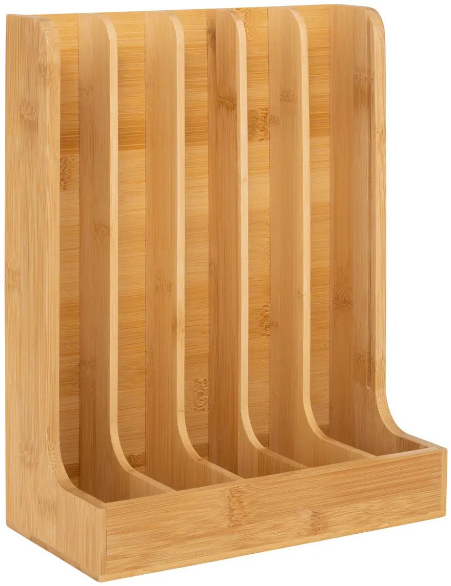 5Five koffiecups houder van bamboe – capsulehouder voor ca. 70 cups