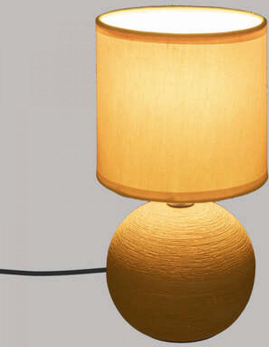 Tischlampe - Nachtlicht - Nachttisch - Ockergelb - Modern - Beleuchtung