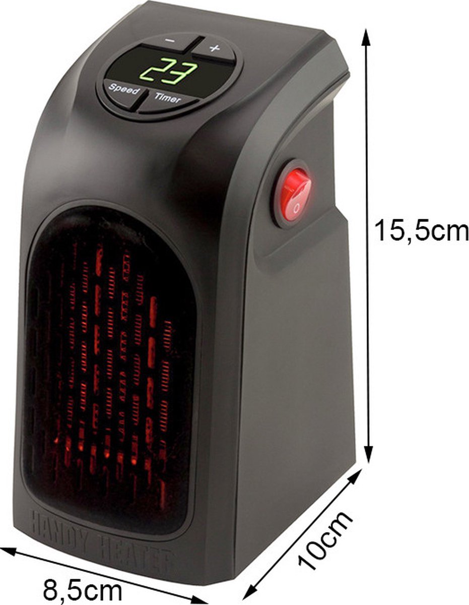 Electric heater | Ceramic heater | Heatpod | Plug-in wall outlet heater | Mini heater | Wall outlet heater | Mini heater | Plug-in heater | 400W