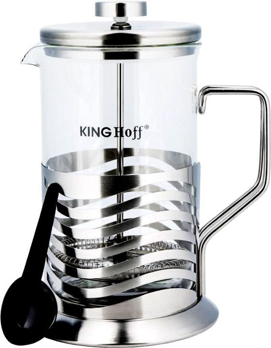 Kinghoff - Coffee maker - Tea maker - Stainless steel - Dishwasher safe - 600 ml