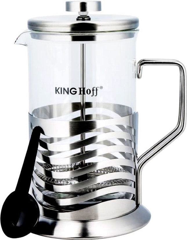 Kinghoff - Cafetière - Théière - Inox - Compatible lave-vaisselle - 600 ml