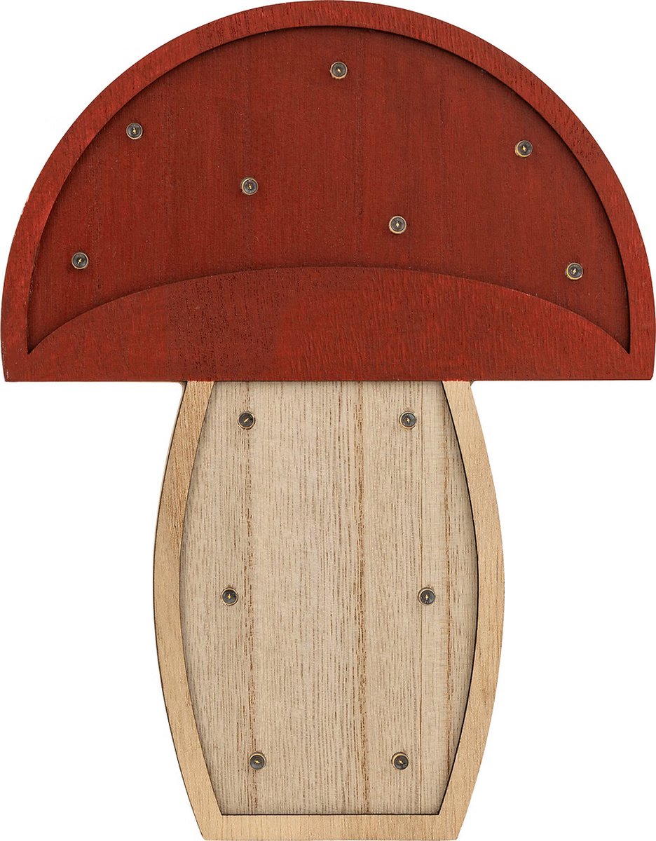 Atmosphera Kids Fliegenpilz - 18 x 3 x 23 cm - Rot / Natur