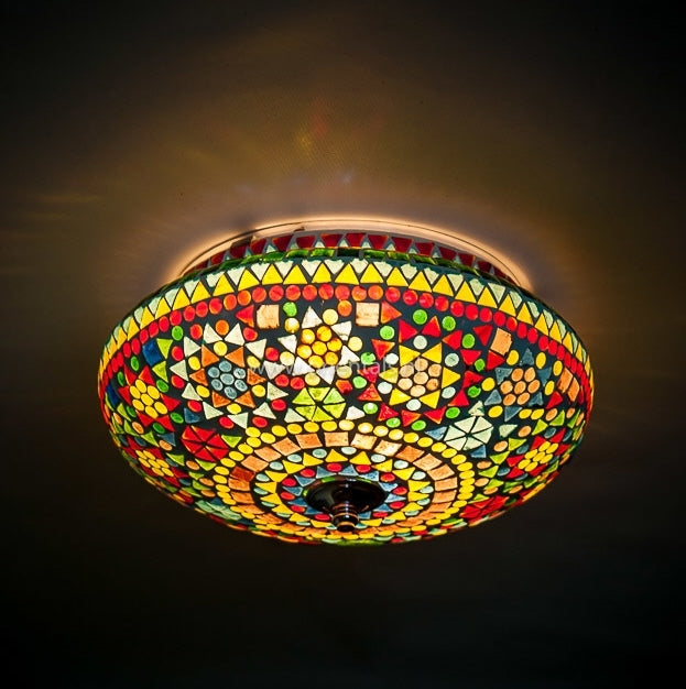 Oosterse plafondlamp Multi colour Ø25