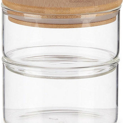 Blik Bruin Transparant Bamboe Borosilicaatglas (800 ml)