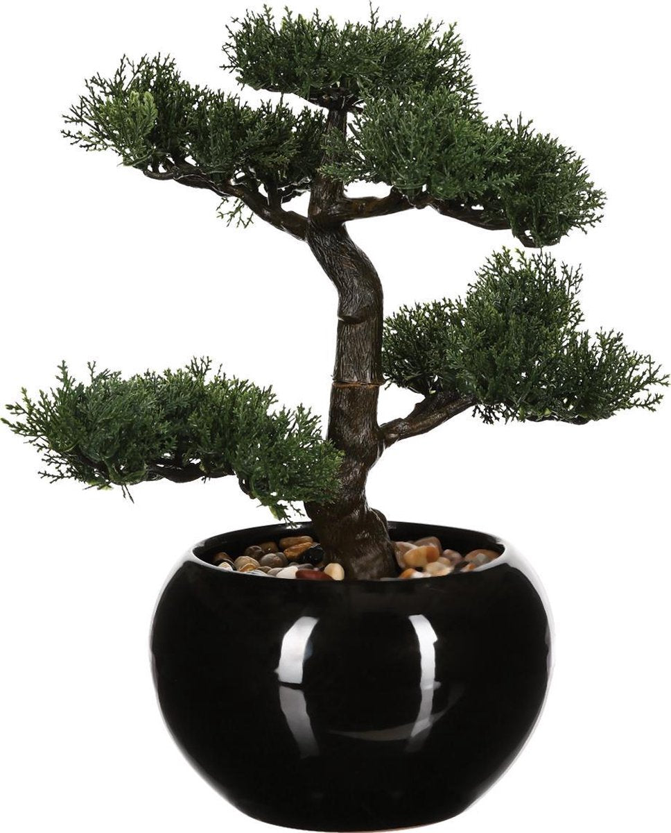 Atmosphera Artificial Bonsai plant with pot - H36 cm - Plant