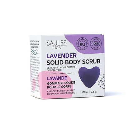 Natuurlijke scrub zeep lavendel