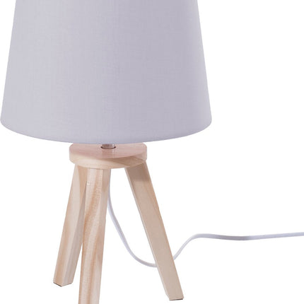 Lampe de table - 3 Pieds - Gris - 25W