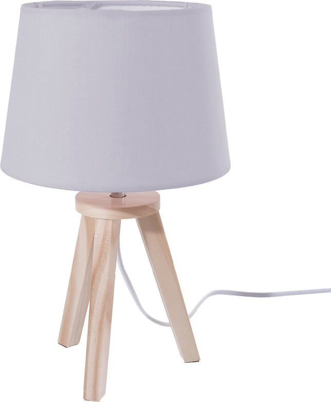 Lampe de table - 3 Pieds - Gris - 25W