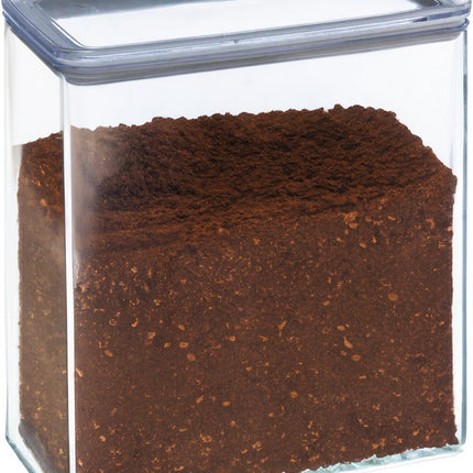 5Five Pot de conservation - cuisine/aliments - plastique - 3000 ml - couvercle hermétique - transparent - 20 x 10 x 20 cm