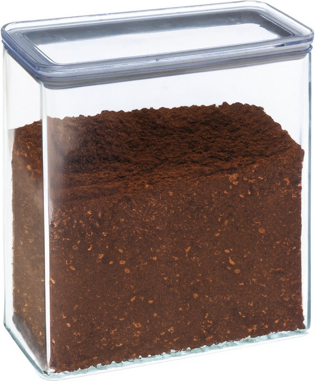 5Five Pot de conservation - cuisine/aliments - plastique - 3000 ml - couvercle hermétique - transparent - 20 x 10 x 20 cm