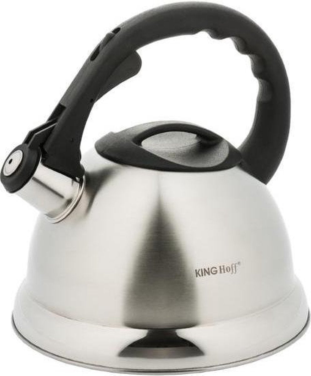 Kinghoff 1323 whistling kettle - 3L - stainless steel - all heat sources
