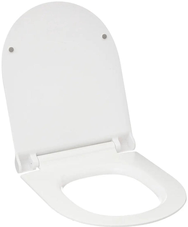 5Five Abattant WC Brilliant - blanc - plastique - modèle universel - système de fermeture douce