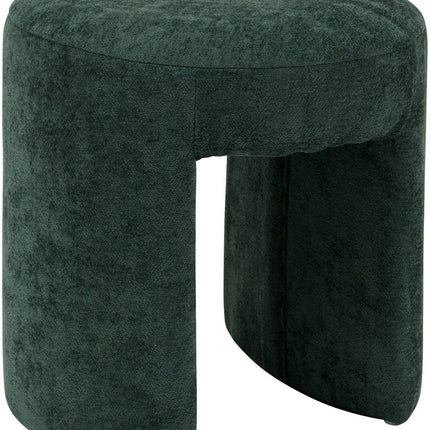 Pouf Atmosphera Jin - Ø38 cm - Vert cèdre