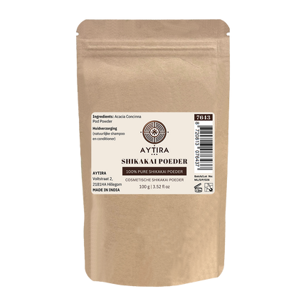 Aytira Shikakai 100 % Pur – Shampoing & Après-shampoing Ayurvédique Naturel – 100g – Poudre Capillaire Cosmétique d’Inde