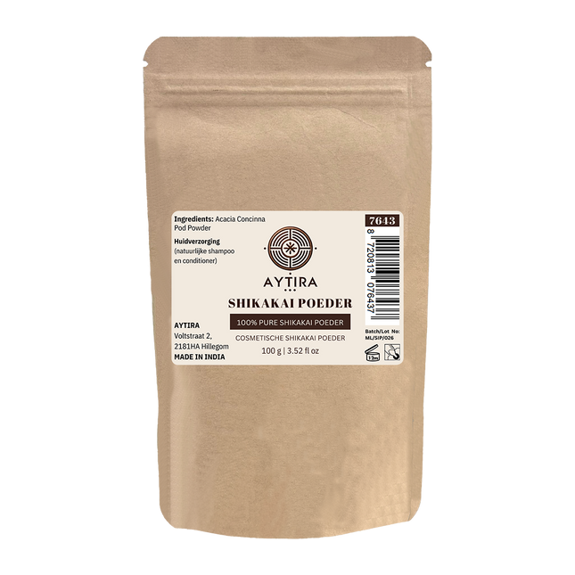 Aytira 100% Pure Shikakai Poeder – Natuurlijke Ayurvedische Shampoo & Conditioner – 100g – Cosmetisch Haarpoeder uit India