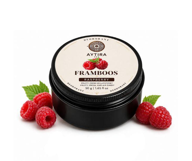 AYTiRA Framboos Deodorant 50g – Natuurlijke Deodorant met Fruitige Geur