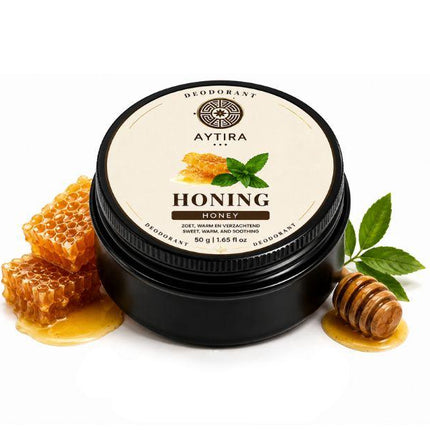 AYTiRA Honing Deodorant 50g – Natuurlijke Deodorant met Zoete Honinggeur